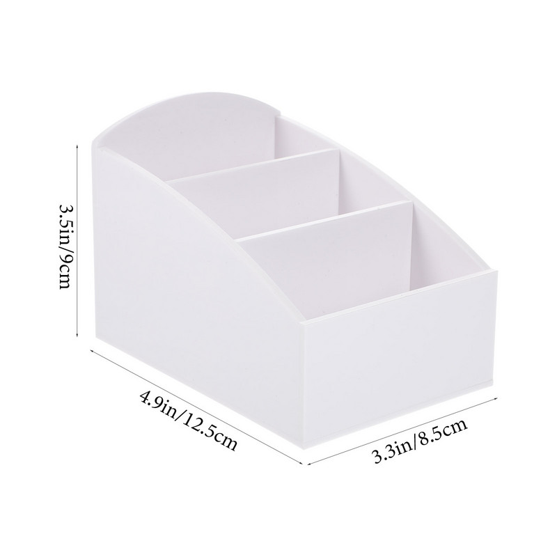 Office Decore Spice Rack kafijas stacija Adornment Inn Countertop Organizer Cukura maisiņu kastīte balti akrila organizatori