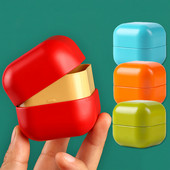 1 tk mini-tina hoiukarbi tee säilitusmahutid õhukindlate kaantega Mini kaasaskantav kast, küünal suletud purkide valmistamiseks lahtiselt ladustamiseks