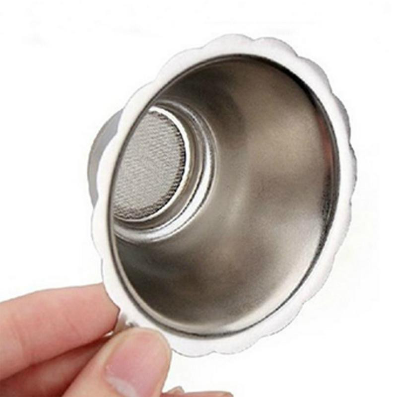 Цедка за чай Двуслоен фин мрежест филтър Сито Дантела от неръждаема стомана Отвод за чай Кухненски инфузори за чай Прибори