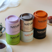 INS Style Cilindra tējas kannas Tēja Caddy Dzelzs noslēgta burka Tējas trauks Mitrumizturīgs Mini Tea Caddy Universālas pārtikas uzglabāšanas burkas