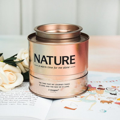 INS Style Cilindra tējas kannas Tēja Caddy Dzelzs noslēgta burka Tējas trauks Mitrumizturīgs Mini Tea Caddy Universālas pārtikas uzglabāšanas burkas