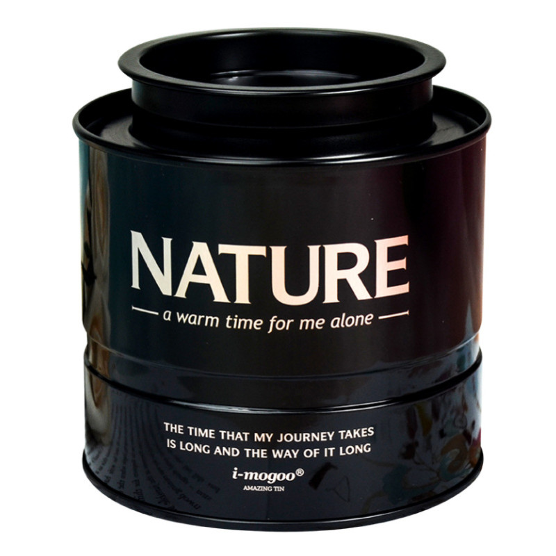 INS Style Cilindra tējas kannas Tēja Caddy Dzelzs noslēgta burka Tējas trauks Mitrumizturīgs Mini Tea Caddy Universālas pārtikas uzglabāšanas burkas