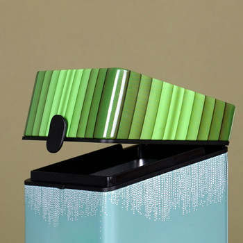 Опаковка от празна метална кутия, запечатана квадратна тенекиена кутия с мида, 250 г Контейнер за съхранение на зелен чай и черен чай