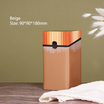 Tukšas metāla kārbas iepakojums, aizzīmogots kvadrātveida atvāžamais skārda kaste 250g zaļās tējas un melnās tējas uzglabāšanas trauks