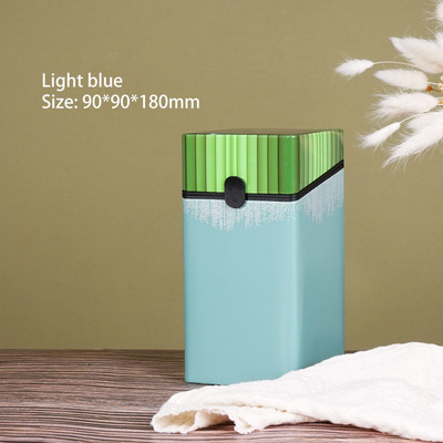 Tukšas metāla kārbas iepakojums, aizzīmogots kvadrātveida atvāžamais skārda kaste 250g zaļās tējas un melnās tējas uzglabāšanas trauks