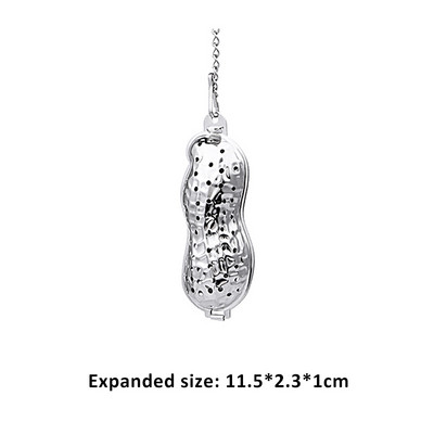 Мрежеста запарка за чай Цедка за чай за многократна употреба Чайник от неръждаема стомана Филтър за подправки от чаени листа Съдове за напитки Кухненски аксесоари