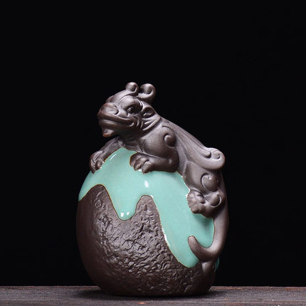 JIA-GUI LUO Purpura māla gliemeži Bruņurupucis Cikāde Drosmīgie Karaspēki Tējas Komplekts Tēja Mājdzīvnieku rotājumi Tējas ceremonija Gliemeži N014