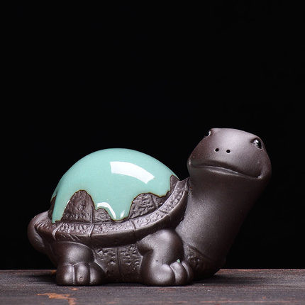 JIA-GUI LUO Purpura māla gliemeži Bruņurupucis Cikāde Drosmīgie Karaspēki Tējas Komplekts Tēja Mājdzīvnieku rotājumi Tējas ceremonija Gliemeži N014