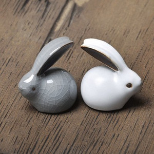 1 KOMPLEKTS!WIZAMONY Ķīniešu tēja Pet Ru ceplis Ge ceplis Divu veidu tējas piederumi Augstākās kvalitātes tējas komplekts Kungfu tēja Lovely Rabbits