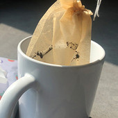 Tējas maisiņi, bioloģiski noārdāms papīra tējas maisiņš, aukliņa, videi draudzīgs filtrs, tukšs tējas maisiņi, birstošu lapu tējas pulveris, augu izcelsmes zāles 100 gab.