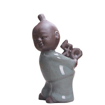 Ceai Kungfu din lut mov Creativ Figurine pentru copii pentru animale de companie Artizanat din ceramică Accesorii pentru ceaiuri de bucătărie Decor pentru casa de ceai Cadou pentru prieten