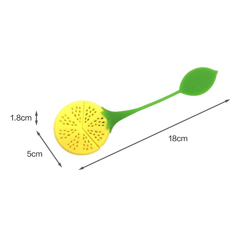 1 τεμ. σιλικόνης φράουλα έγχυσης τσαγιού Λεμόνι φίλτρα φύλλων τσαγιού Χαλαρό φίλτρο βοτάνων μπαχαρικών Διαχύτης φακελάκι τσαγιού Προμήθειες κουζίνας