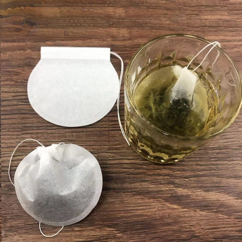Infuser with For Herb 100 Seal Illatos tea Heal Db/tétel Filter Tea Kerek Zsinór Tea Teászsákok Laza teászsákok Üres Papírzacskók