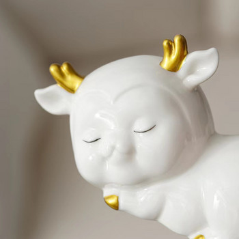 1PC Simulation Animal Tea Pet Στολίδι Επιτραπέζιο άγαλμα Παραδοσιακή γλυπτική Atmospheres Home Office Figurine Craft Gift Gift