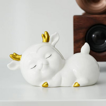 1PC Simulation Animal Tea Pet Στολίδι Επιτραπέζιο άγαλμα Παραδοσιακή γλυπτική Atmospheres Home Office Figurine Craft Gift Gift