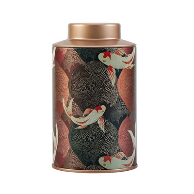 Винтидж кутия за опаковки за чай Мини празни консервни кутии за чай Кръгли контейнери от тенекия