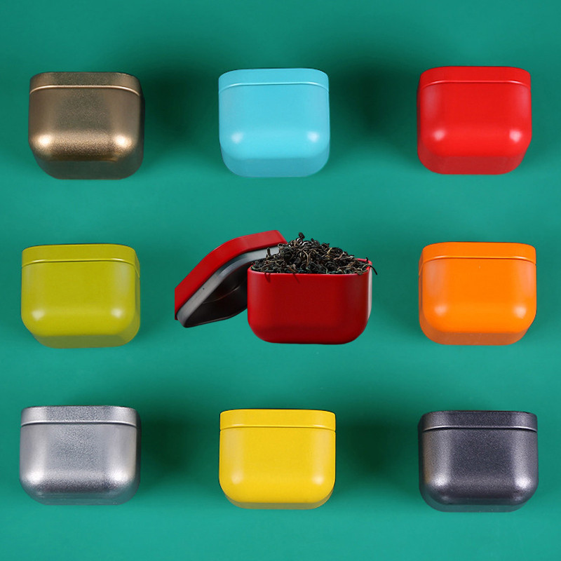 3 tk/kott Mini metallkarp, plekk-hoidik Väike raudpott, suletud pott 40x54 mm kohvitee kommide säilituskonteineri jaoks, purkide tarvikud