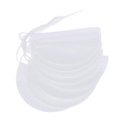 50 bucăți/pachet de plicuri de ceai nețesute cu șnur în formă de barcă Pliculețe de ceai de unică folosință pentru prepararea supei și a marinadei pentru gătit plicuri de ceai