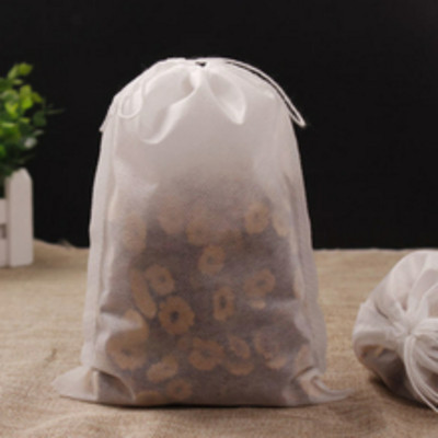 100 бр. Торбички за чай Филтърни торбички за чай от нетъкан текстил за чай с подправки за запарване с конец Heal Seal Еднократни празни торбички за чай 5x7 cm