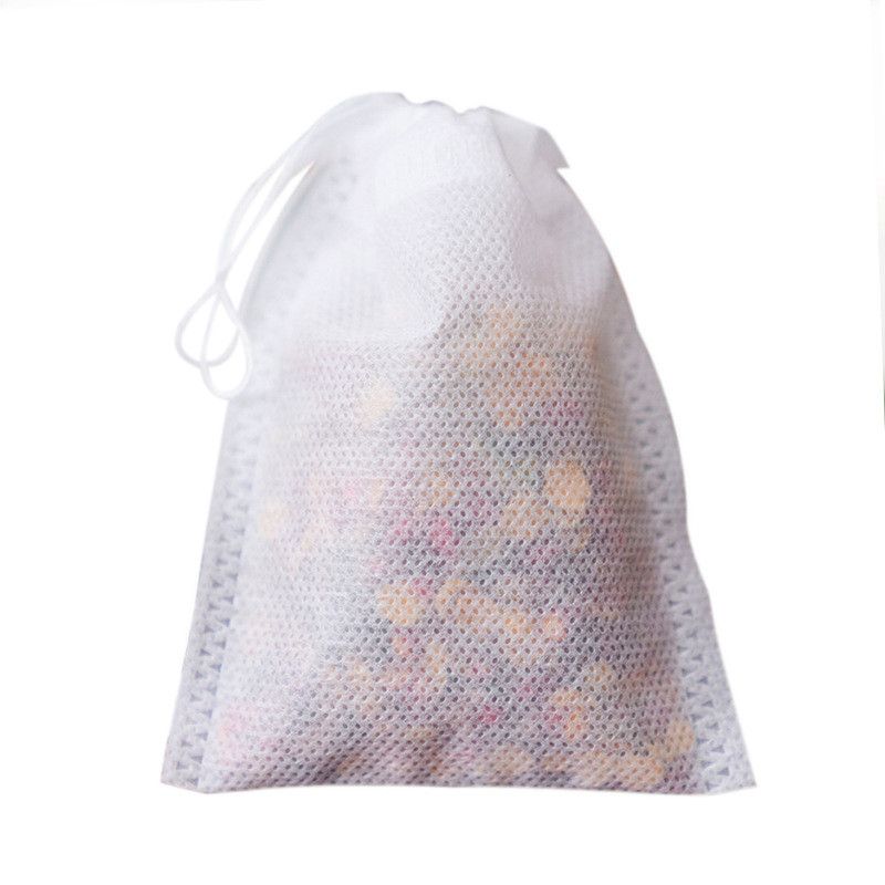 100 vnt Arbatos maišeliai Neaustiniai arbatos filtrų maišeliai, skirti Spice arbatos infuseriui su string Heal Seal Vienkartiniai tušti arbatos maišeliai 5x7 cm