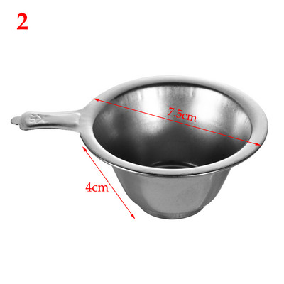 Tējas sietiņš Tējas filtri ar rokturi Atkārtoti lietojams nerūsējošā tērauda sieta caurduris Praktisks tējas kafijas garšvielu uzlietas dāvana zelta sudrabs