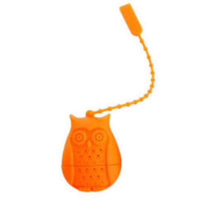 2016 Hot Sale Bagoly teászsákok Szűrők Szilikon teáskanál Filter Infúziós Szilikagél Szűrés Szilikon Laza levelű Tea Infuser Filt