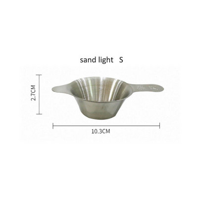 1 бр. Филтър за чай от неръждаема стомана за многократна употреба, фина мрежа, запарка за чай, фуния за листа, цедка за чай, аксесоари