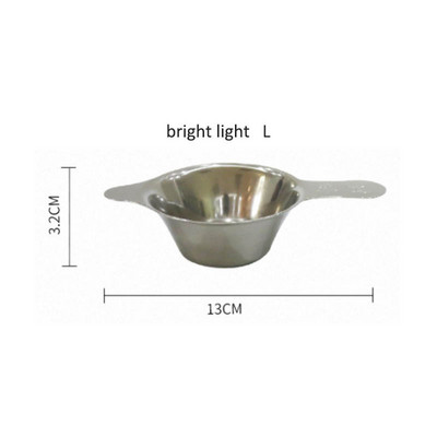1 бр. Филтър за чай от неръждаема стомана за многократна употреба, фина мрежа, запарка за чай, фуния за листа, цедка за чай, аксесоари