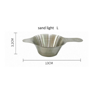 1 бр. Филтър за чай от неръждаема стомана за многократна употреба, фина мрежа, запарка за чай, фуния за листа, цедка за чай, аксесоари