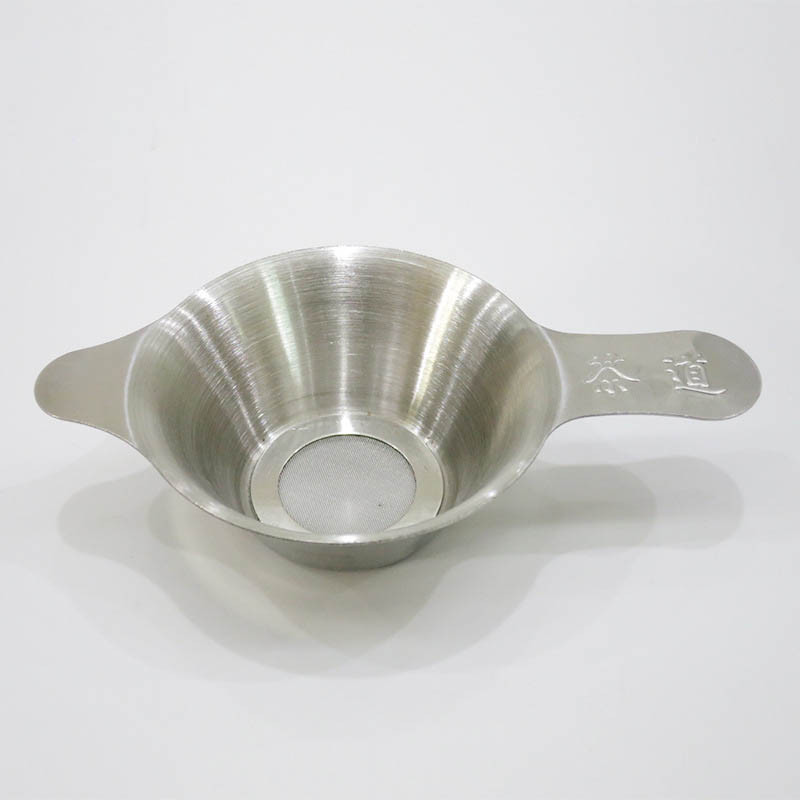 1 бр. Филтър за чай от неръждаема стомана за многократна употреба, фина мрежа, запарка за чай, фуния за листа, цедка за чай, аксесоари