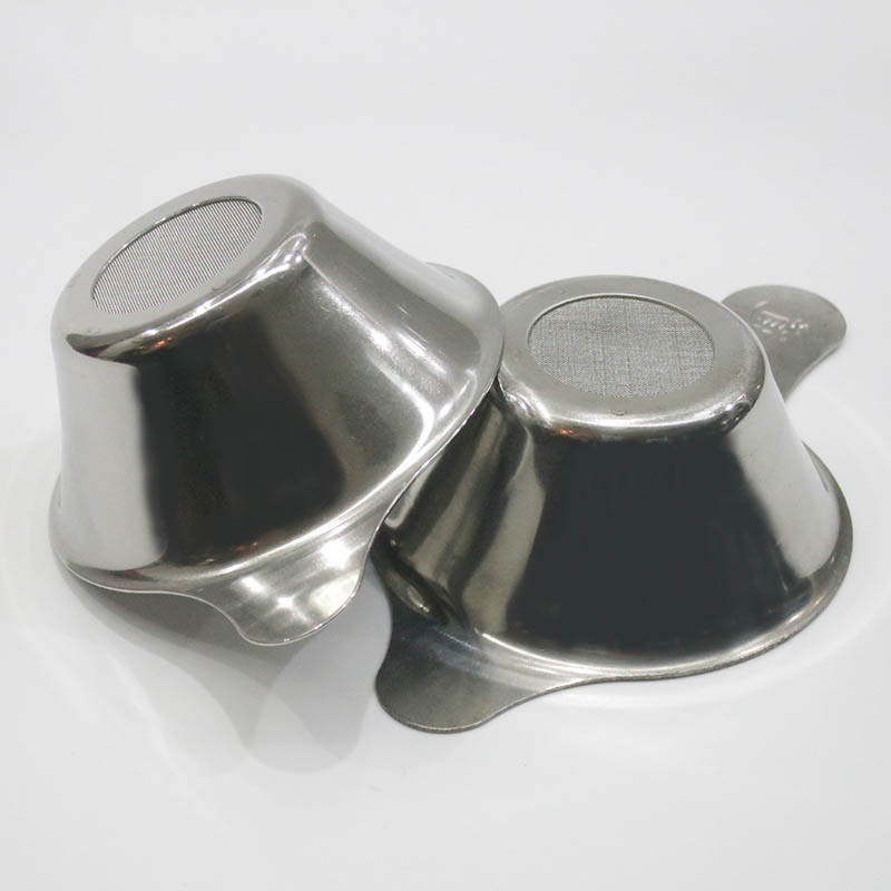 1 бр. Филтър за чай от неръждаема стомана за многократна употреба, фина мрежа, запарка за чай, фуния за листа, цедка за чай, аксесоари