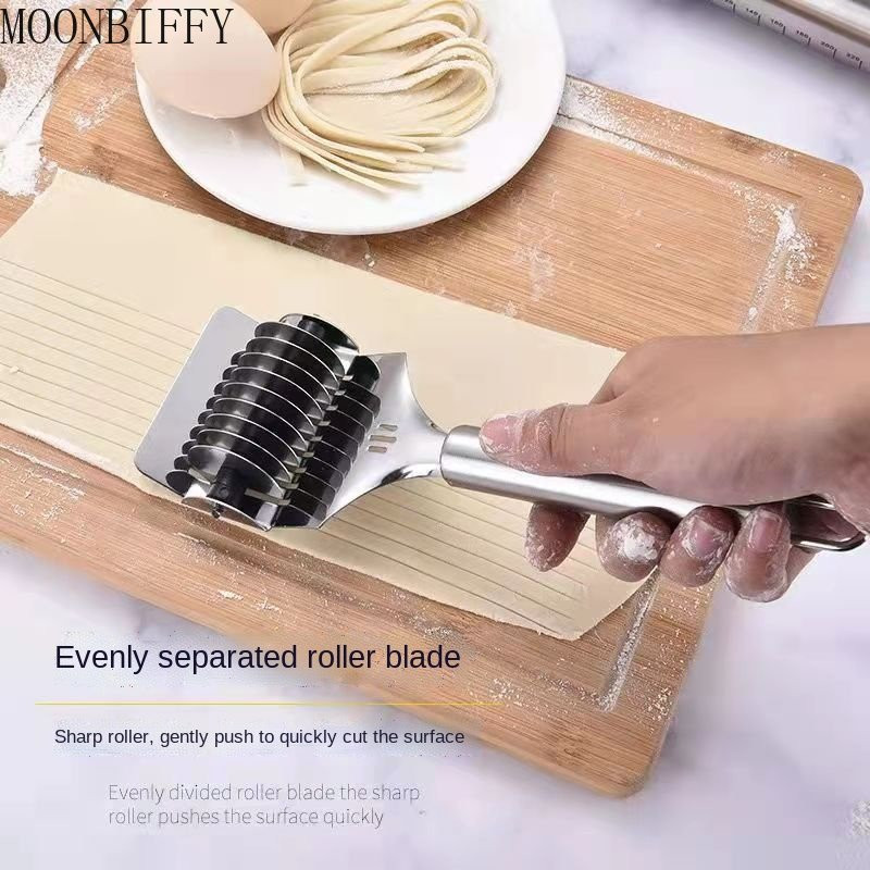 1 vnt neslidžios rankenos presavimo mašina virtuvės prietaisai „Spaetzle“ aparatai makaronų pjaustymo peilis rankinis skyrius askaloninių česnakų pjaustytuvas