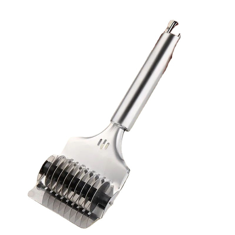 1 vnt neslidžios rankenos presavimo mašina virtuvės prietaisai „Spaetzle“ aparatai makaronų pjaustymo peilis rankinis skyrius askaloninių česnakų pjaustytuvas