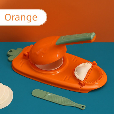 „Du viename“ efektyvus koldūnų gamintojas, rankinis tešlos presas, koldūnų įvynioklis Formos tešlos spaudimo įrankis virtuvės tešlos „Jiaozi“ kepimo įrankis