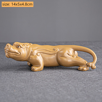 Tradition Purple Clay Pixiu Ornament Mic Ceai Norocos Masa de Ceai pentru Animale de companie Accesorii Creative Set de Ceai Artizanat Decor de birou