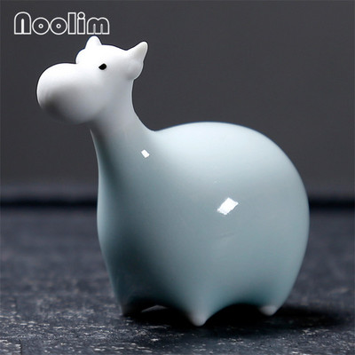 Kreatív kerámia Zen Kisállat Kézművesség Csillagjegyek Díszek Asztali tea Kisállat Bonsai Kiegészítők Otthoni teaház dekoráció figura