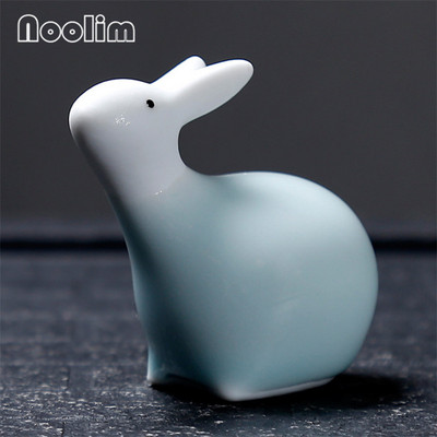 Kreatív kerámia Zen Kisállat Kézművesség Csillagjegyek Díszek Asztali tea Kisállat Bonsai Kiegészítők Otthoni teaház dekoráció figura