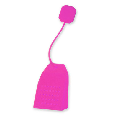 Filtru de ceai cu infuzor de pliculețe de ceai din silicon rezistent la căldură cu 1 orificiu pentru pliculețe de ceai de 3 mm