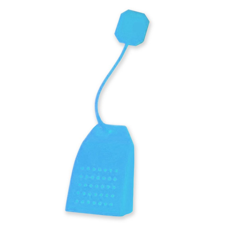 Filtru de ceai cu infuzor de pliculețe de ceai din silicon rezistent la căldură cu 1 orificiu pentru pliculețe de ceai de 3 mm