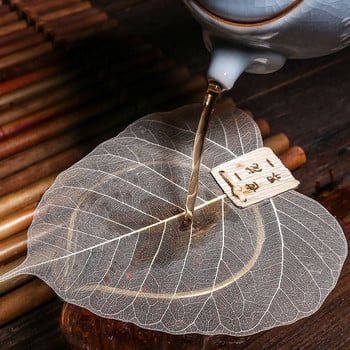 1PC Leaves Shape Tea Ceds Leaf Tea Filter Bodhi Leakage Kung Fu Infusers Access Hollow Out the Leaves Personality Filter