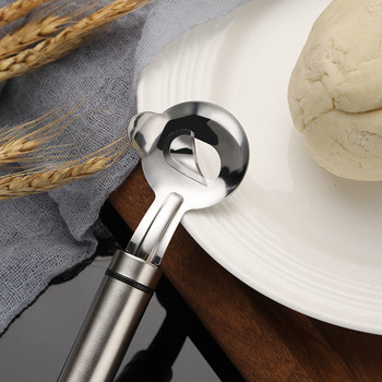Домакински нож за юфка от неръждаема стомана Ръчен нож за нарязани юфка с широко гърло Кухненски инструменти за готвене на паста Кухненска джаджа