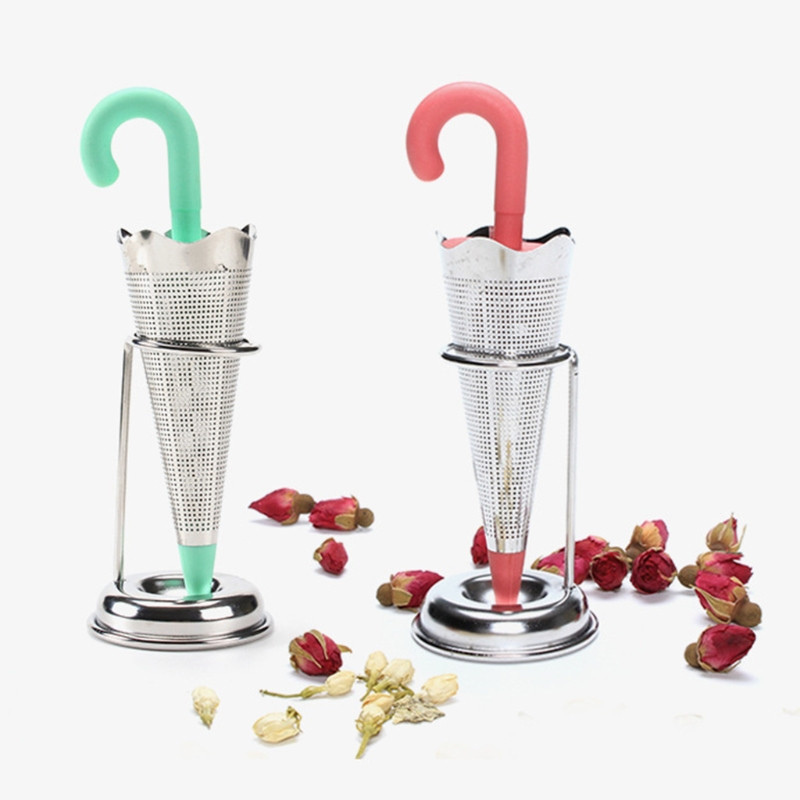 Το πιο πρόσφατο φίλτρο φίλτρου μπαχαρικών από σιλικόνη από ανοξείδωτο ατσάλι σε σχήμα ομπρέλας