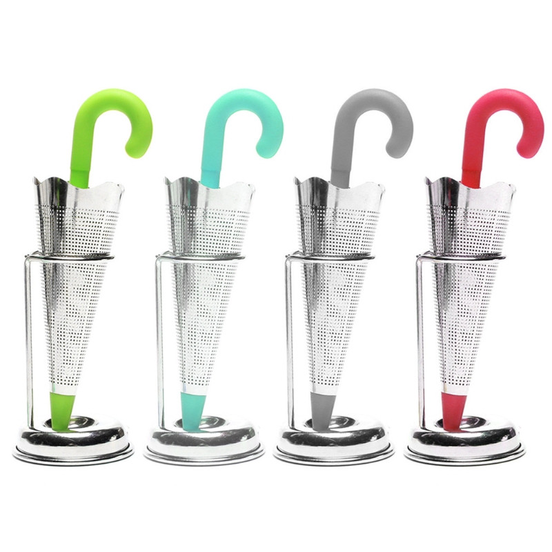 Το πιο πρόσφατο φίλτρο φίλτρου μπαχαρικών από σιλικόνη από ανοξείδωτο ατσάλι σε σχήμα ομπρέλας