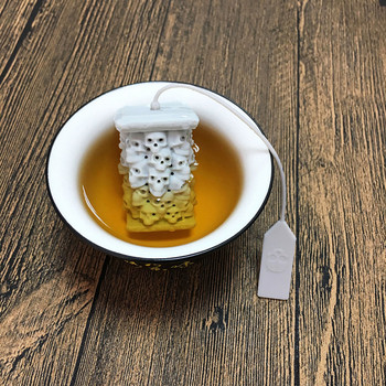1 τμχ Creative Silicone Tea Infuser Strainer Leaf Spice Herbal Teapot Επαναχρησιμοποιήσιμο Διχτυωτό φίλτρο Αξεσουάρ οικιακής κουζίνας