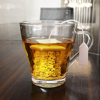 1 τμχ Creative Silicone Tea Infuser Strainer Leaf Spice Herbal Teapot Επαναχρησιμοποιήσιμο Διχτυωτό φίλτρο Αξεσουάρ οικιακής κουζίνας