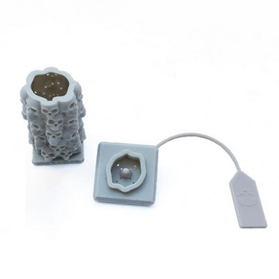 1 db Kreatív szilikon tea infúziós szűrő levélfűszer gyógynövény teáskanna újrafelhasználható hálós szűrő otthoni konyhai kiegészítők