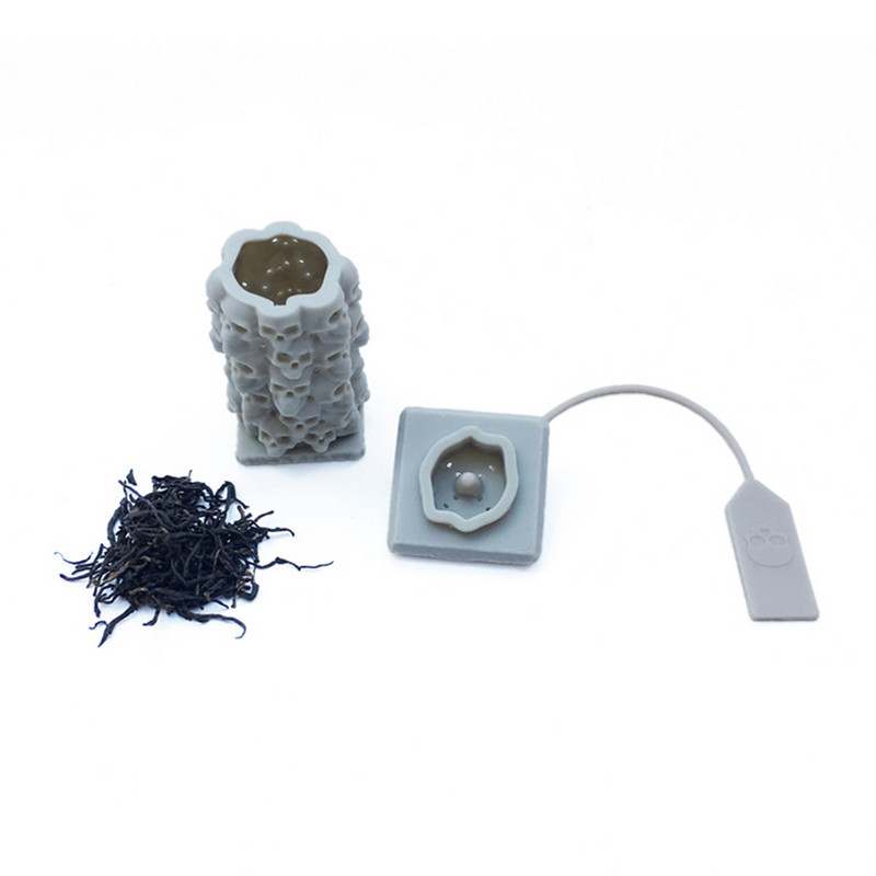 1 db Kreatív szilikon tea infúziós szűrő levélfűszer gyógynövény teáskanna újrafelhasználható hálós szűrő otthoni konyhai kiegészítők