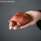 Loominguline lilla savikilpkonna tee Lemmiklooma kuju Teelaua kaunistused Traditsioonid Teenõud Kaunistused Käsitöö Teetarvikud