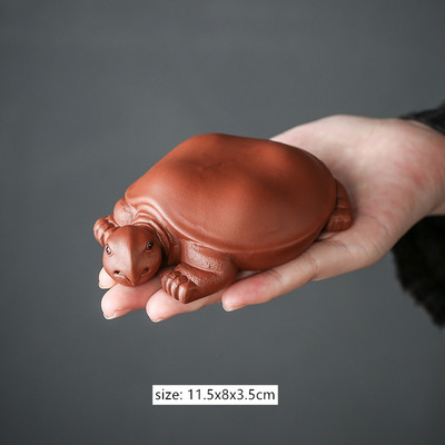 Loominguline lilla savikilpkonna tee Lemmiklooma kuju Teelaua kaunistused Traditsioonid Teenõud Kaunistused Käsitöö Teetarvikud