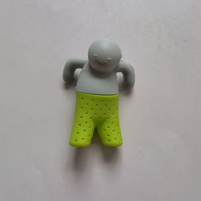Silikoninis arbatos koštuvas Įdomus gyvenimo partneris Mielas arbatinukas arbatos filtras Infuser Arbatinukas Arbatos priedai Virtuvės įrankiai